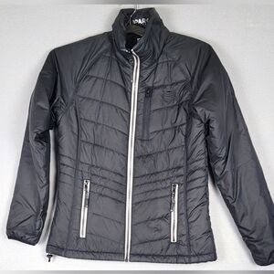Cutter & Buck Barlow Pass Coat Jacket Wind Water Resistant, Black, Womens‎ XS